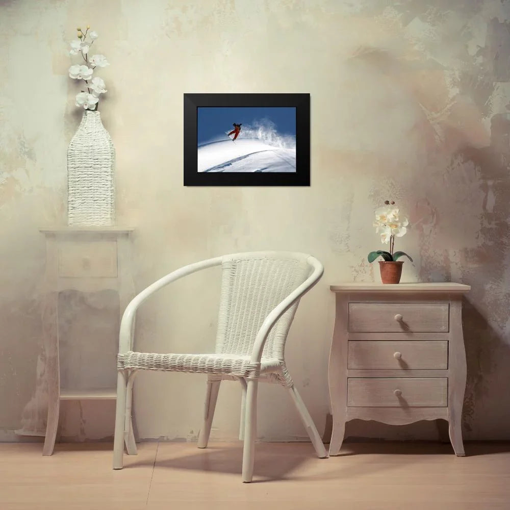 Freerider Modern Framed - Titled Art Vasenev, Museum Black 18x13 Evgeny Print