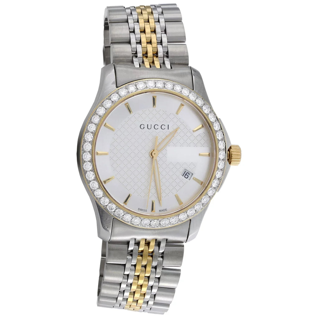 Watch Two Diamond 2 Ya126409 Tone CT. PVD Steel 38mm Yellow S. G-Timeless
