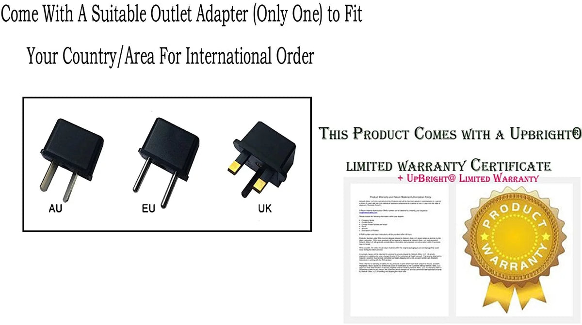 Cable Adapter AC Speaker PSU Charger Mains Hitachi Supply Battery NEW DC Soundbar PS For Sound AXS030BTU Cord / Global Bluetooth Bar UPBRIGHT Power TV