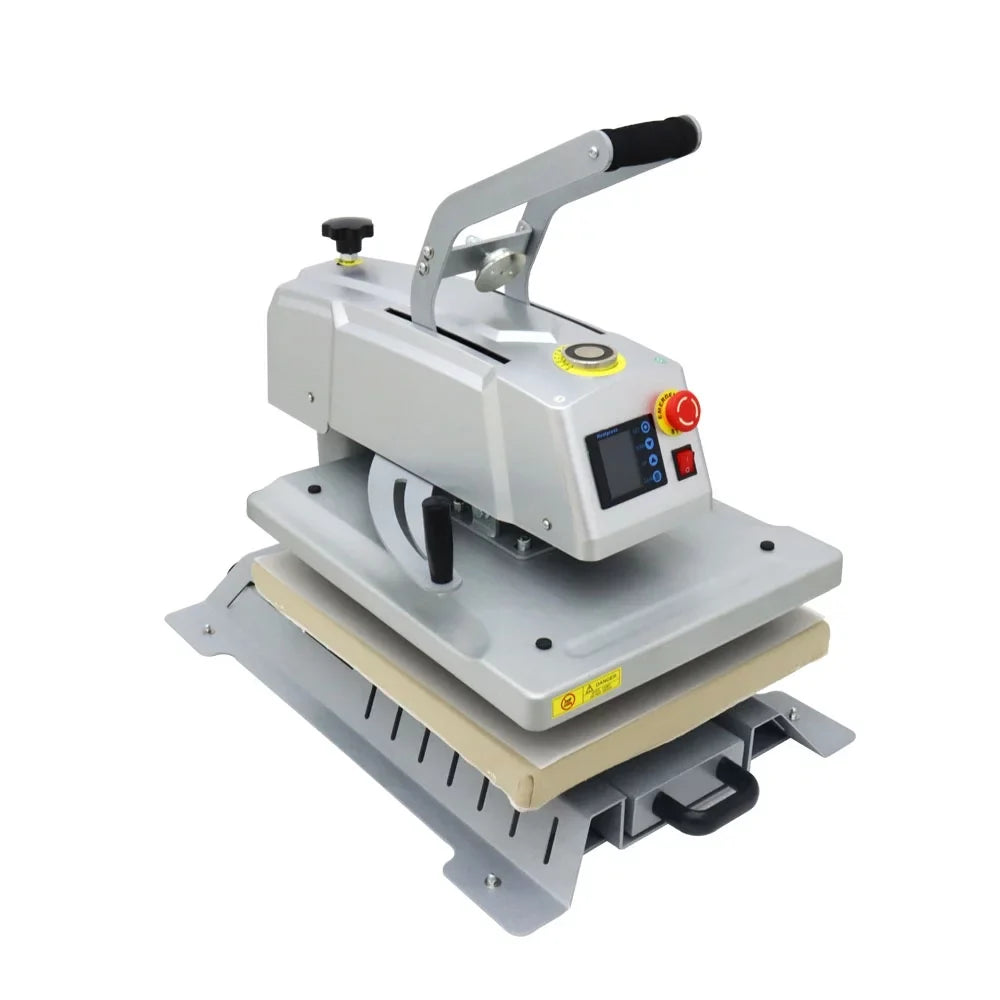 Transfer INTBUYING Sublimation Semi-Auto 16x20in Heat Magnetic Press Machine Heat T-Shirt Printing