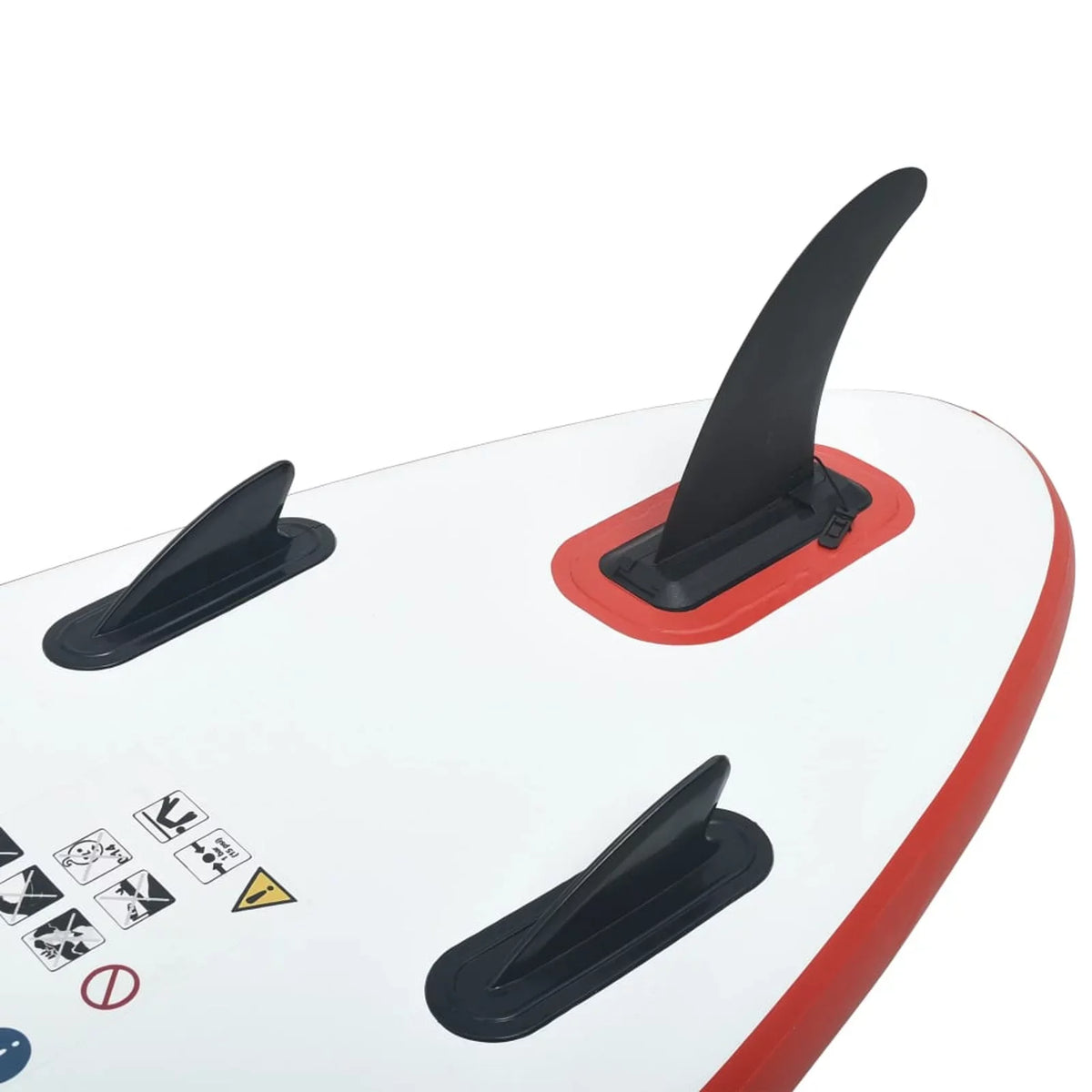 Red and Inflatable Set Paddleboard White Walmeck