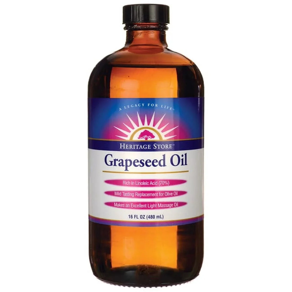 oz Oil Store Liq fl 16 Heritage Grapeseed