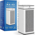 Filter Medify MA-40-UV-W1 ft White Air HEPA Light Box True 840 Purifier Open - sq UV H14