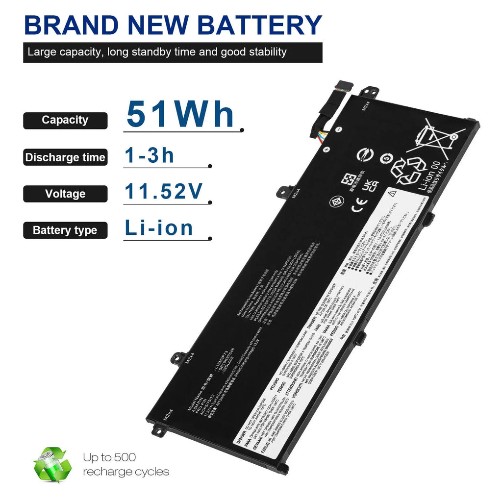 T495 T14 T490 L18C3P72 Battery 1st for Gen P14s ThinkPad P43S