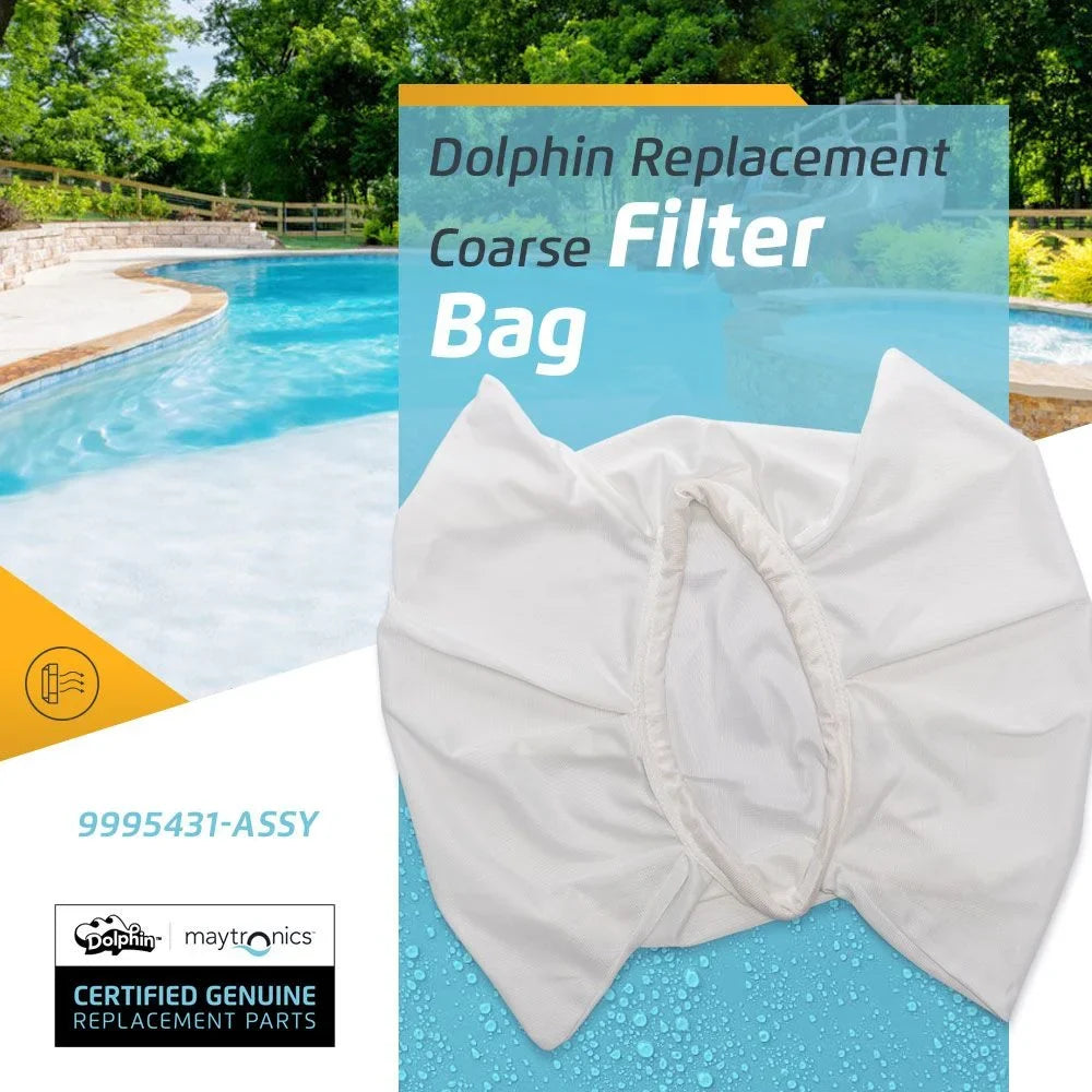 — Coarse Filter for 9995431 Replacement Part — Bag Large Genuine Number Debris Dolphin Part