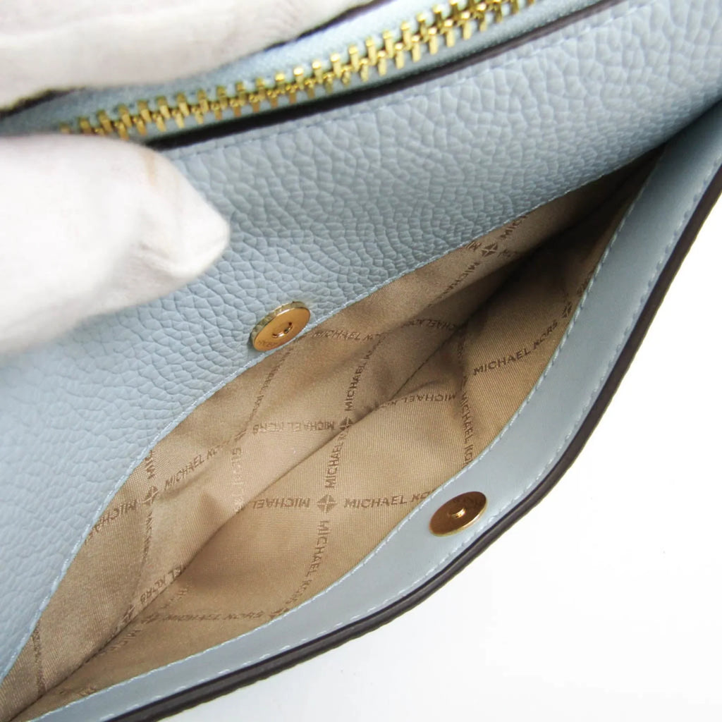Michael Light Pre-Owned 35R3G4DC5L Leather Kors DOVER Shoulder Bag Blue Women's (Good)