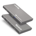 Compatible Thunderbolt to / USB4 60W Charging, Thunderbolt (1x 4 with with or Adapter) 8K Display, Macs 4K Dual and USB4 USB-C 5-in-1 Single Hub 4 HDMI Thunderbolt Windows Plugable