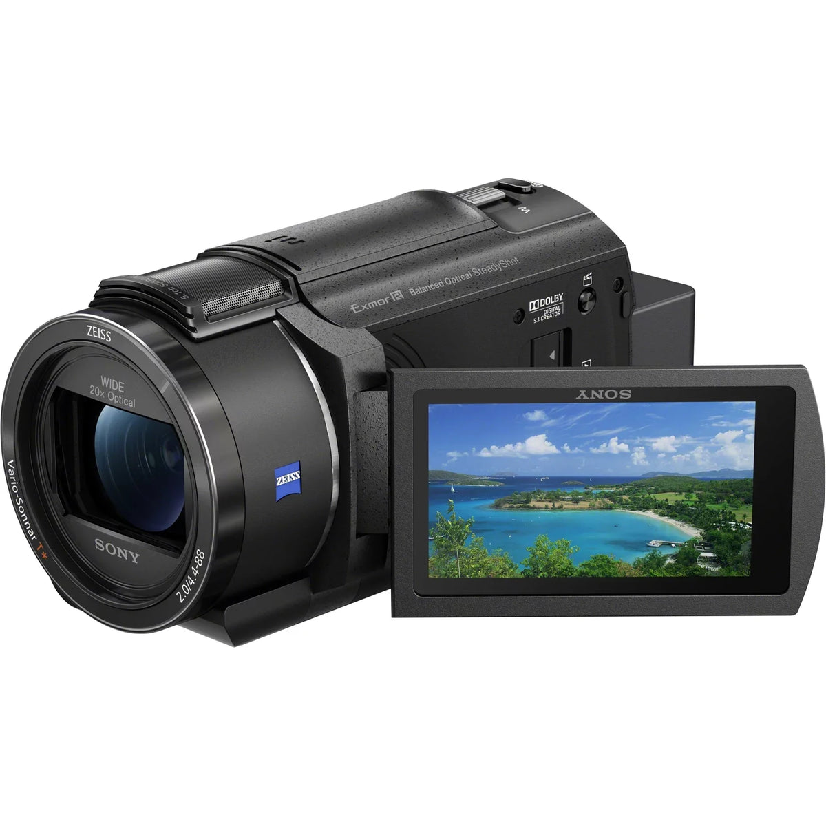 CMOS Digital Camcorder Exmor R Sensor with 4K Handycam Video AX43A