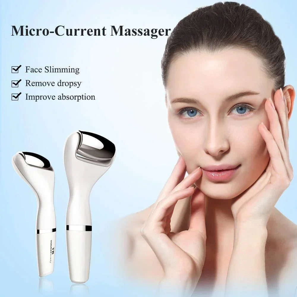 with Face Roller Stainless Body Steel Anti-Aging Massager TOUCHBeauty