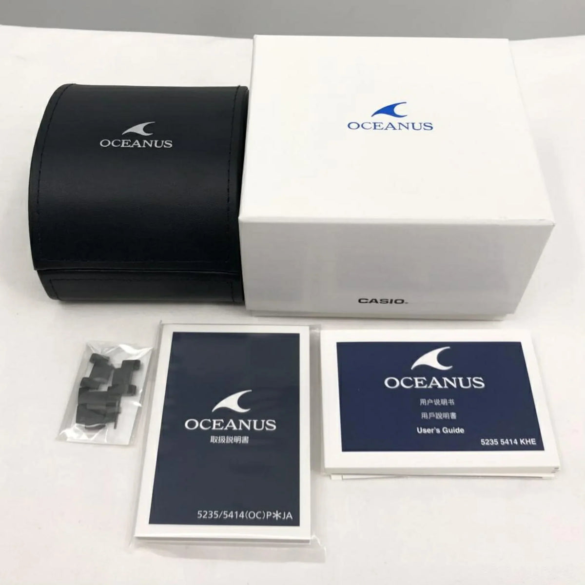 OCW-S100B-1AJF OCIANUS Pre-Owned Quartz Radio Solar (Fair) Black CASIO Casio
