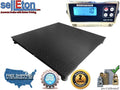Metal lb Indicator 40" x 40" Floor Scale l Industrial 10,000 x 1 with lb