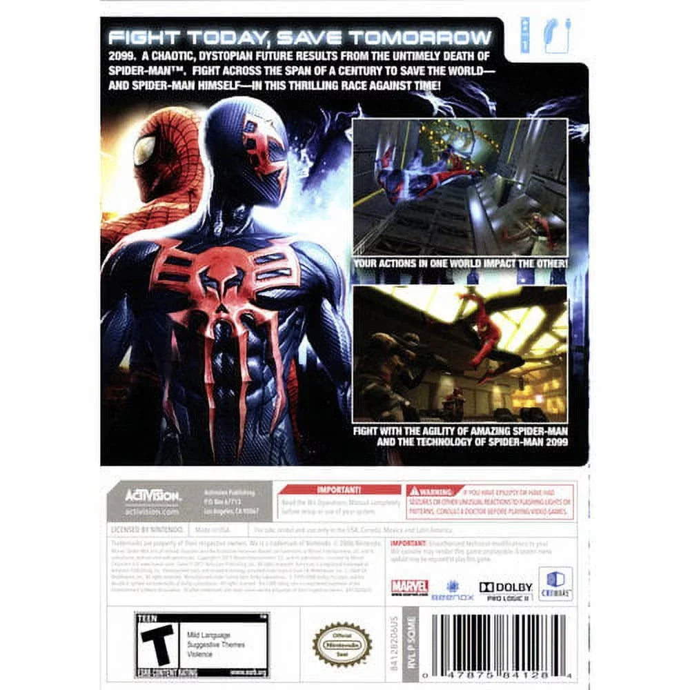 of (Wii) Spider-Man: Edge Time