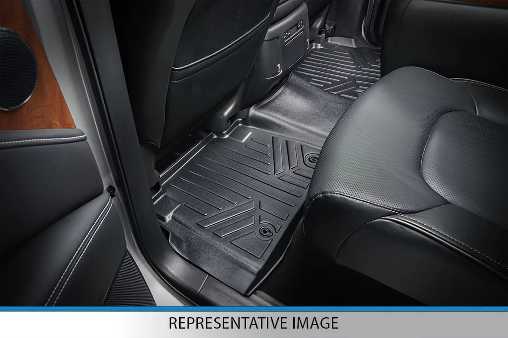 Bucket Carpet Row Seats Black Connect, - Row 2014-2021 Fit Smartliner with 2nd Transit Mats Custom Flooring 2nd for Liner Floor