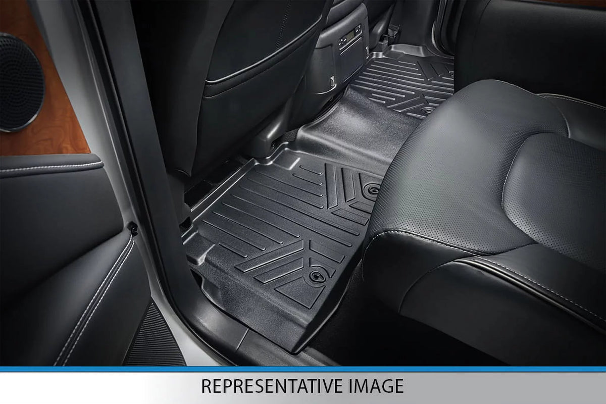 Bucket Carpet Row Seats Black Connect, - Row 2014-2021 Fit Smartliner with 2nd Transit Mats Custom Flooring 2nd for Liner Floor