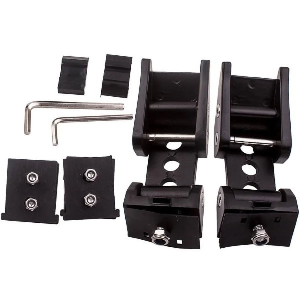 2Pcs JK 2018 Door Locking - Unlimited Latch Jeep Wrangler 2 & Door Hood 2007 for 4 Catch