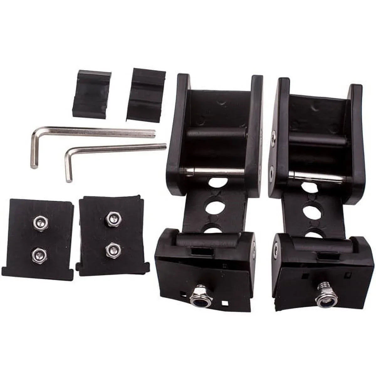 2Pcs JK 2018 Door Locking - Unlimited Latch Jeep Wrangler 2 & Door Hood 2007 for 4 Catch