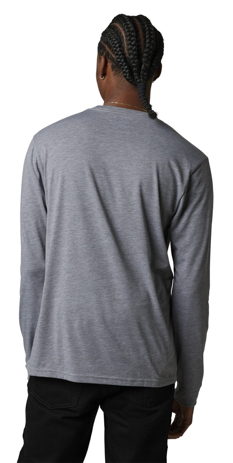 Long Dri-Release Heather T-Shirt Sleeve Fox Racing LG Mens Graphite Pinnacle