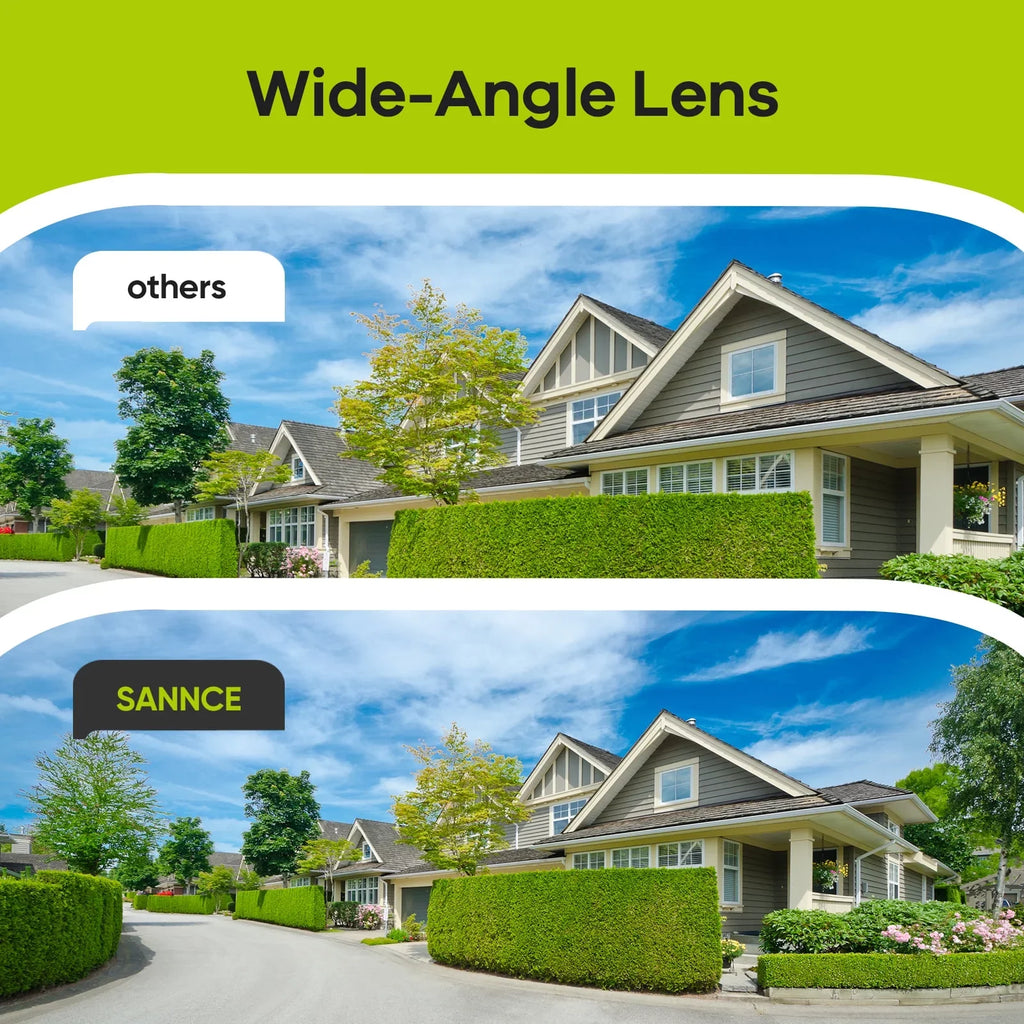 with System CCTV 100 Vision Waterproof HD Camera Security Full 4PCS Security Night Camera ft DVR for exterior 2MP SANNCE Wired IP66