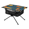Table Compact Cartoon Picnic with Fishing for Storage Travel Portable Dogs exterior Beach Dachshund Bag Table Camping BBQ Folding Table