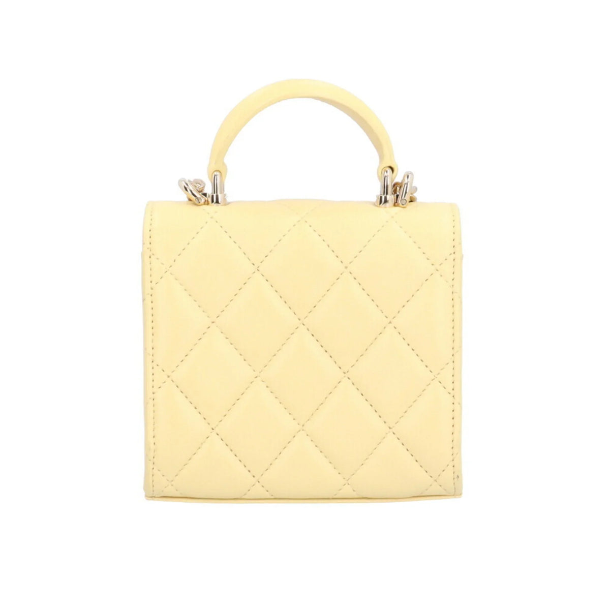 Bag Pre-Owned Yellow Shoulder (Good) Women's AP2682 Lambskin Matelasse