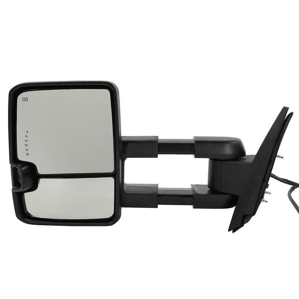 Heated Mirrors Signal&Backup Chrome Led Chevrolet For Towing Power Gmc Lamp