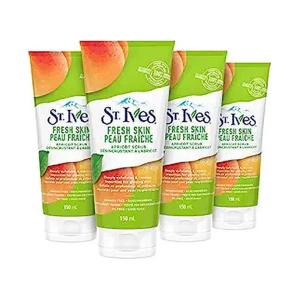 Exfoliation 6 for Smooth St.Ives 4 Apricot Oil-Free, Deep Skin Skin, Pack Fresh oz, Scrub,