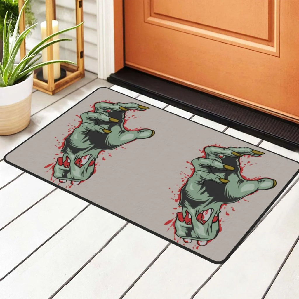 Indoor,72"x48" for Floor Living Rugs Zombie Facecloth Blood Area Mat XMXY exterior Sink Kitchen Entrance, Doormat Hand Room Area Non-slip Horror Rug