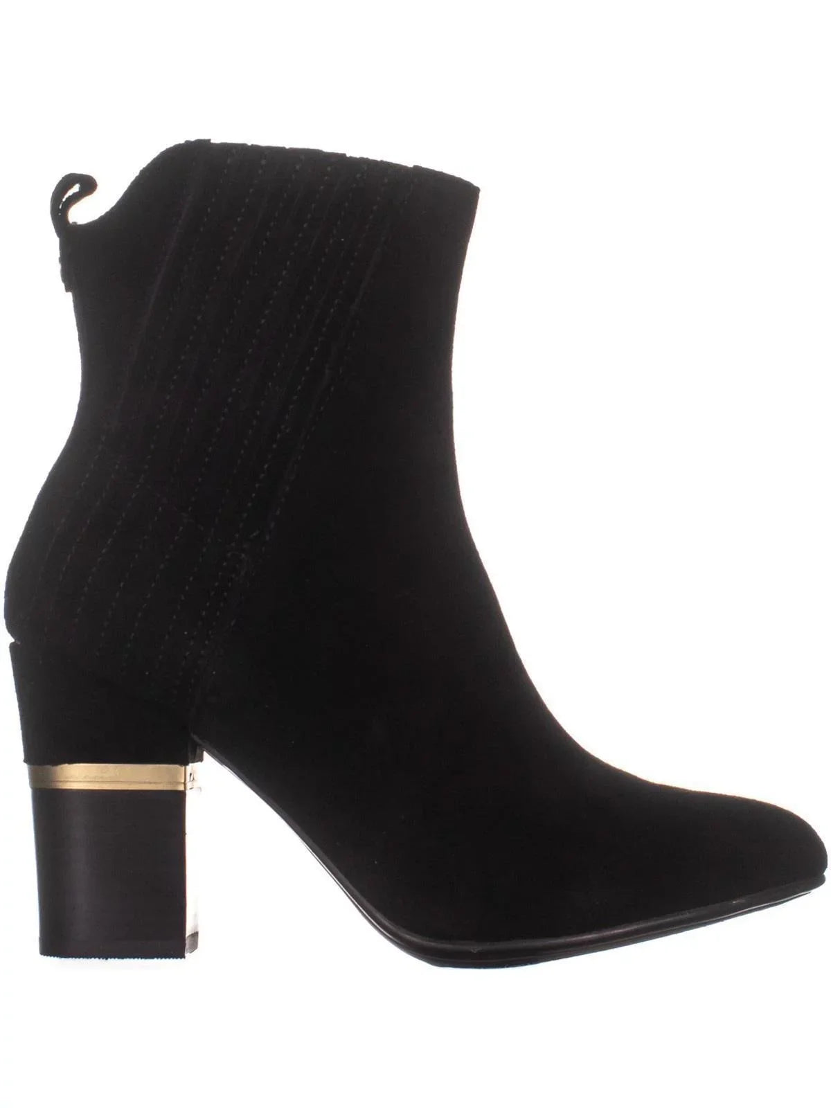 Jadia Lucca Womens Lane Black Boots, Ankle Suede