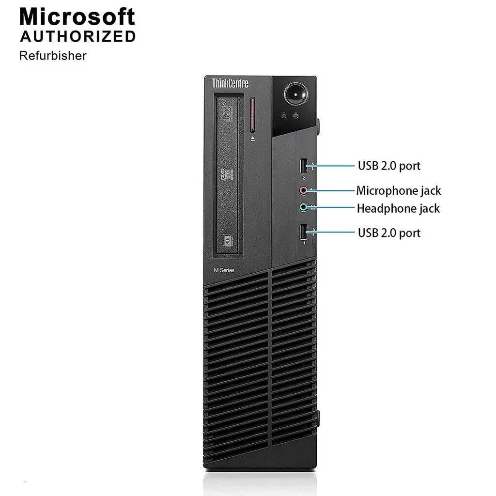 16GB Desktop i5, DDR3 Quad-Core WIFI, 11 Like M92P and Computer - Mouse RAM, Pro, - (Used 500GB RGB HDD, Keyboard Windows PC DVD, Intel New)