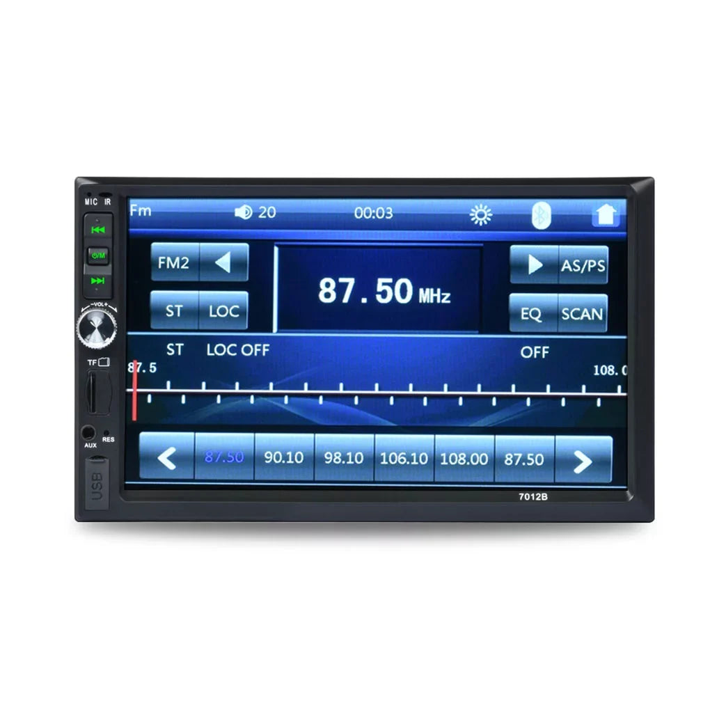 Mirror Double Support and And ios Camera Link(Both Stereo HD Radio Din 7" Reverse System) Bluetooth Android Car Touch Screen with
