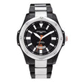 Strap Black Chronograph Black JG5600-21 Dial Integrated With Watch Men's Silicone