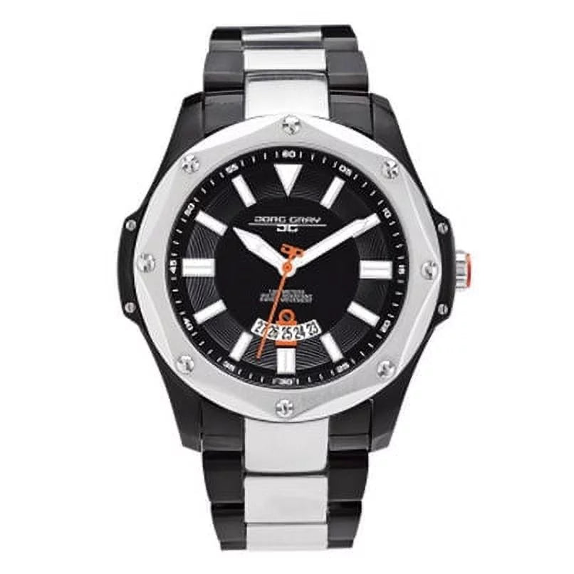 Strap Black Chronograph Black JG5600-21 Dial Integrated With Watch Men's Silicone
