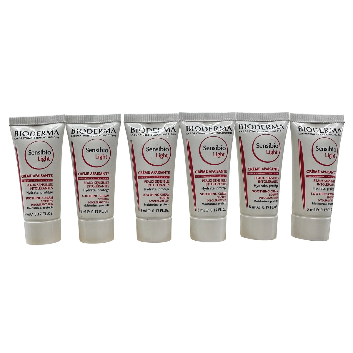 Skin Set Intolerant oz Soothing Bioderma Cream Light 6 Sensibio of 0.17 Sensitive &