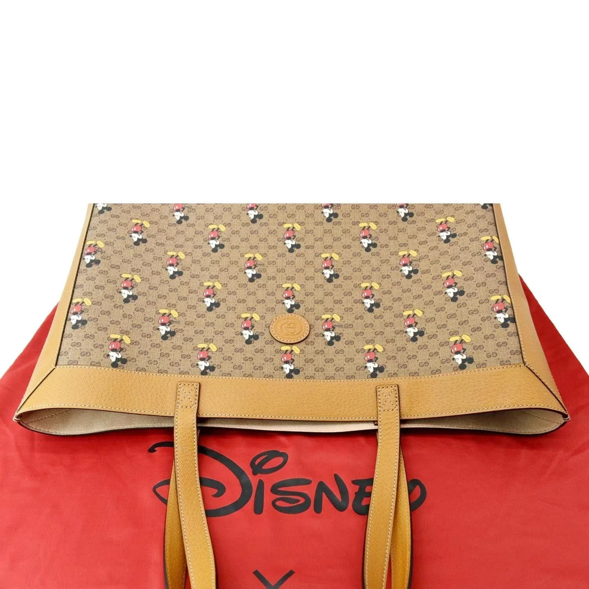 Pre-owned Beige x 547947 Disney Tote Medium GG Supreme Bag