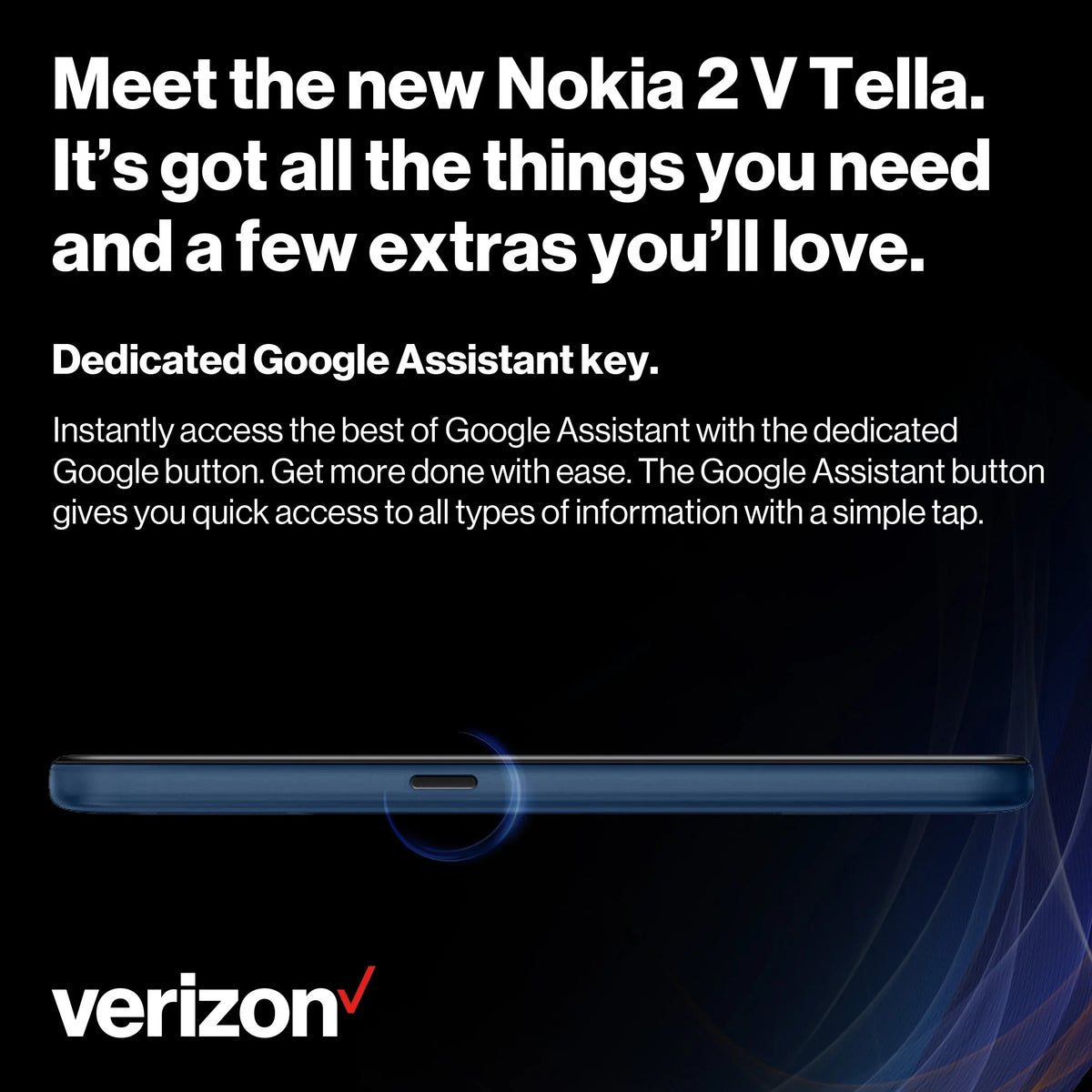 Prepaid Cell 2V Nokia Tella Verizon Phones