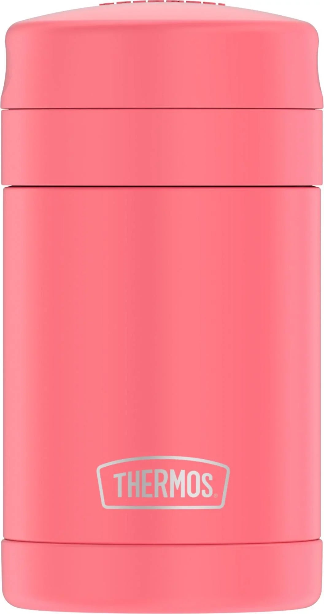 16 Coral, Insulated Vacuum Food Folding Thermos Spoon, with Jar Ounce
