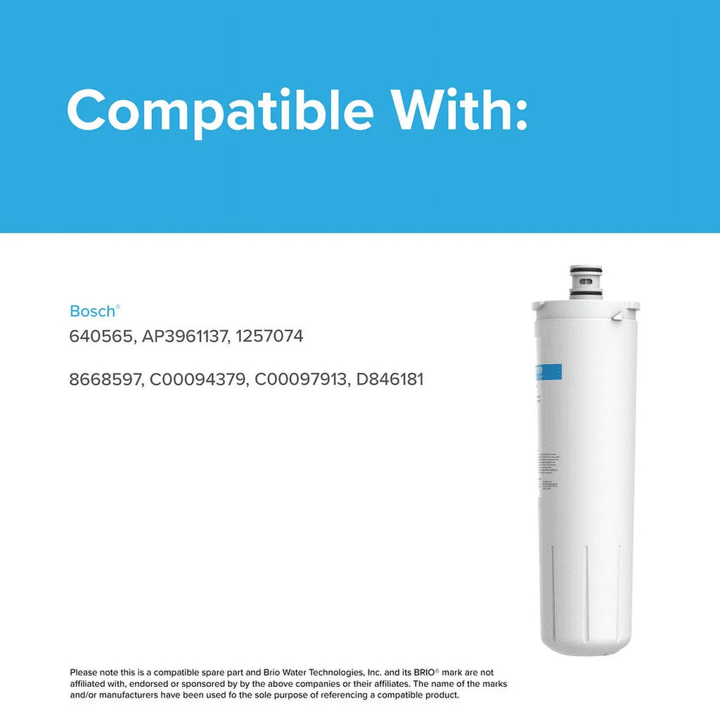 640565, 3M Whirlpool Cuno WHKF-R-Plus Brio AP3961137, CS-52, Filter Replacement With EVOLFLTR10 Compatible 6026A Bosch