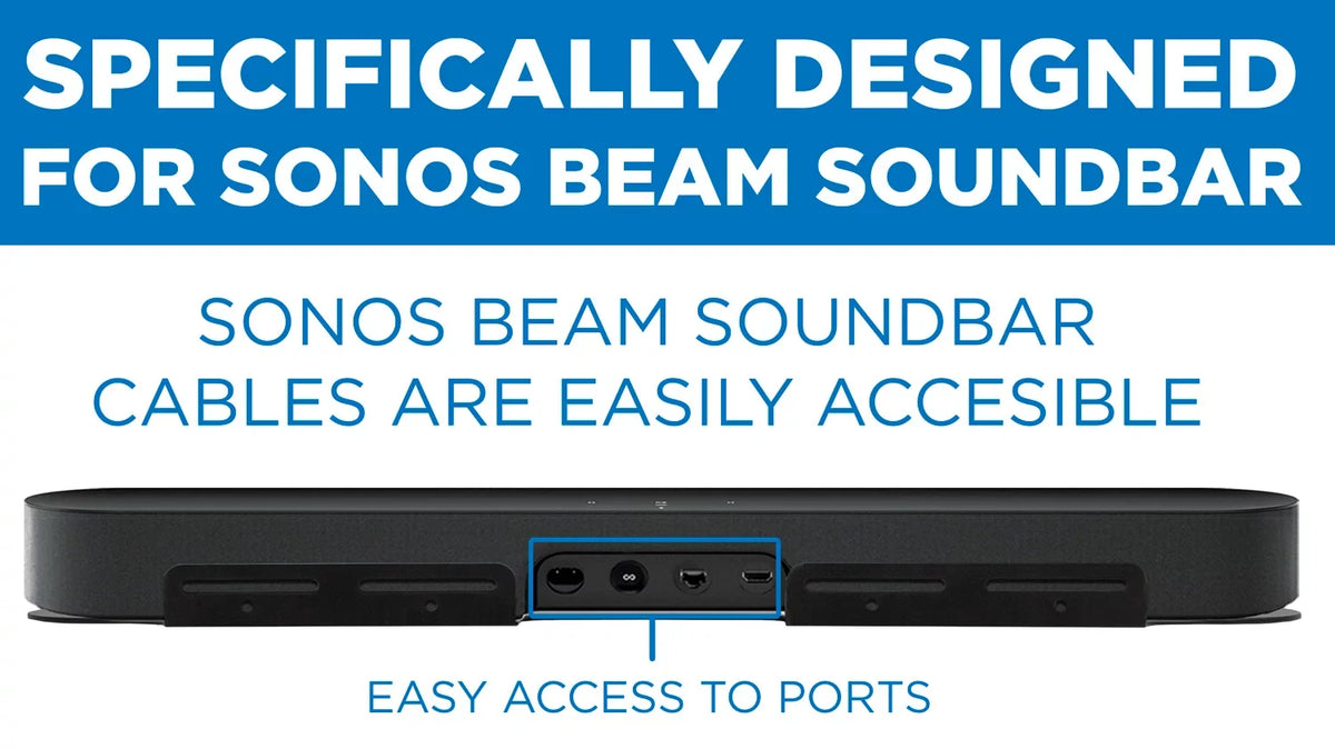 for Wall Wall for Beam Mount-It! Wall Soundbar Studs | Mount 16" Bracket Mount Sonos