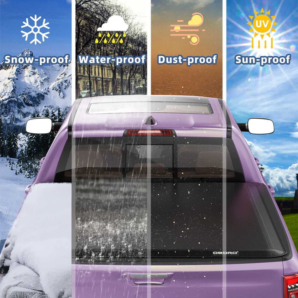 Top Bed for JT on Soft Cover Gladiator Feet 2020-2023 5 Tonneau Truck Tri-fold Jeep Ledkingdomus