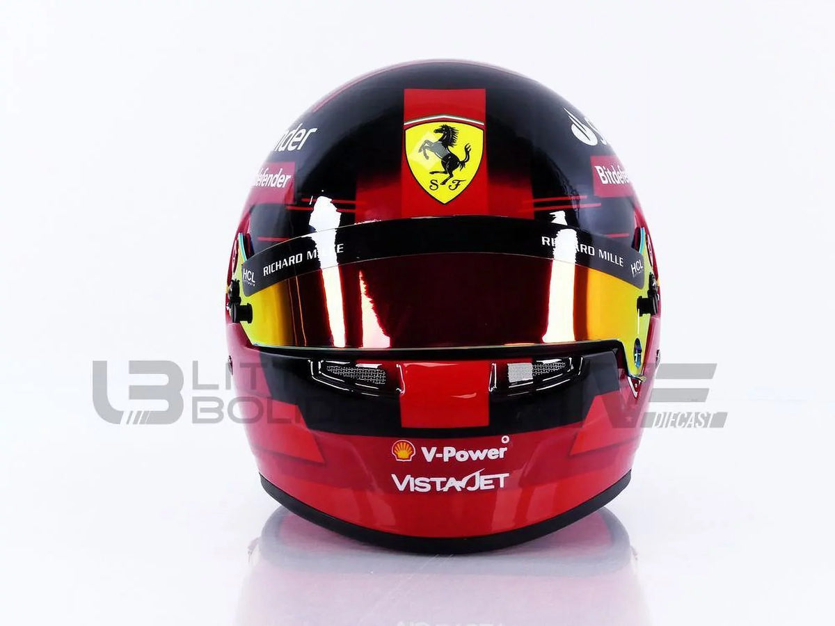 1/2 - Carlos HELMET MINI F1 2023 Jr Ferrari - Sainz CASQUE