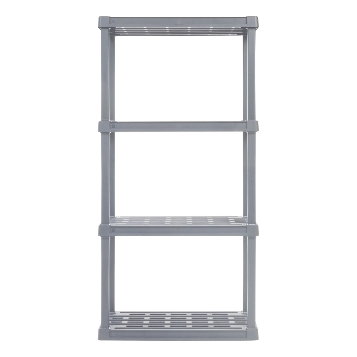 Shelf lb. USA Plastic Capacity, 4-Tier Gray Elephant IRIS Total Storage Rack 160 with