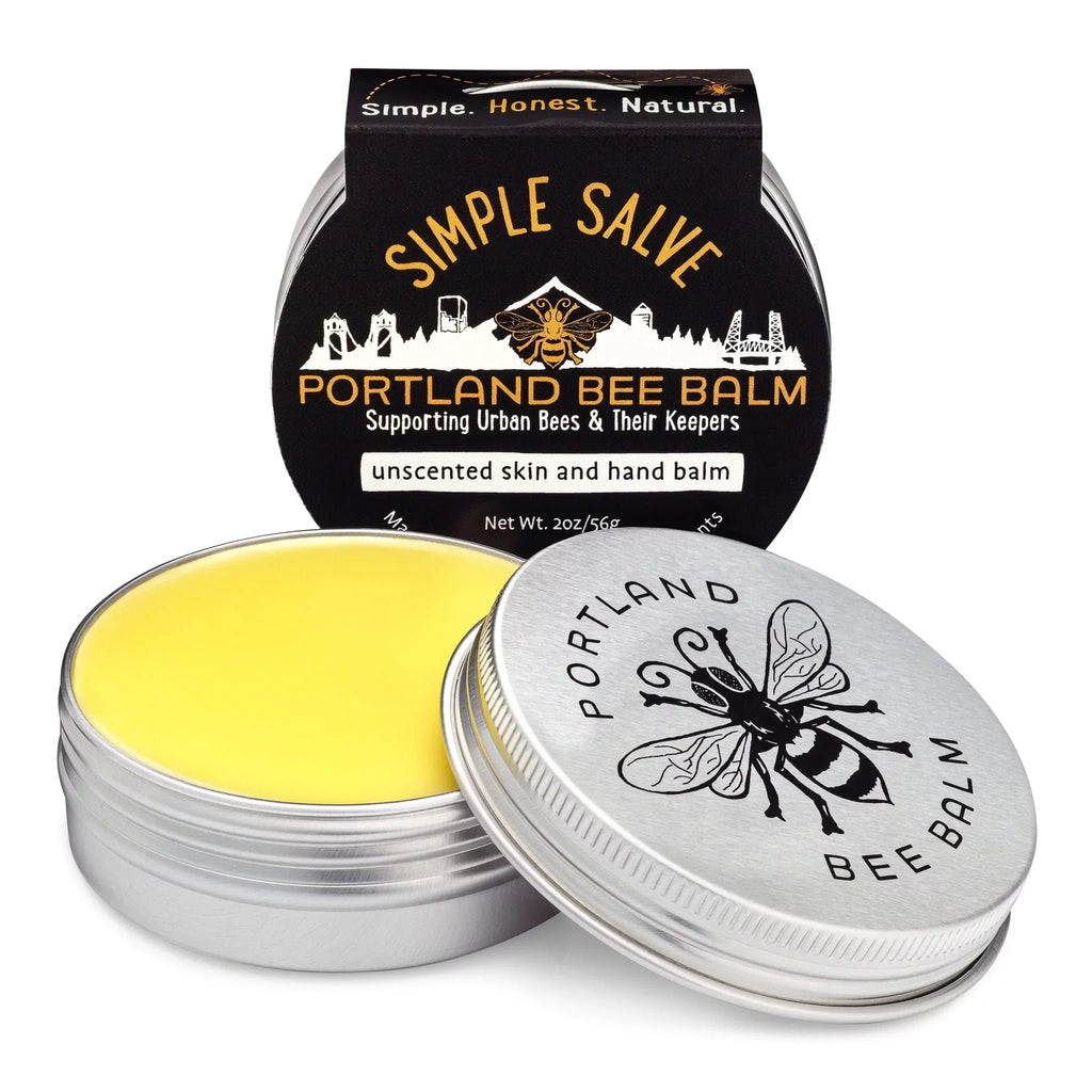 Portland All Handmade Bee Simple Balm of 3) Salve Natural (Pack