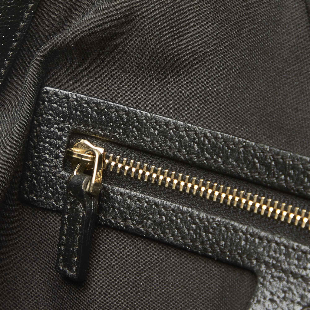Fabric Black (Good) Women GG Canvas Bag Pre-Owned Shoulder