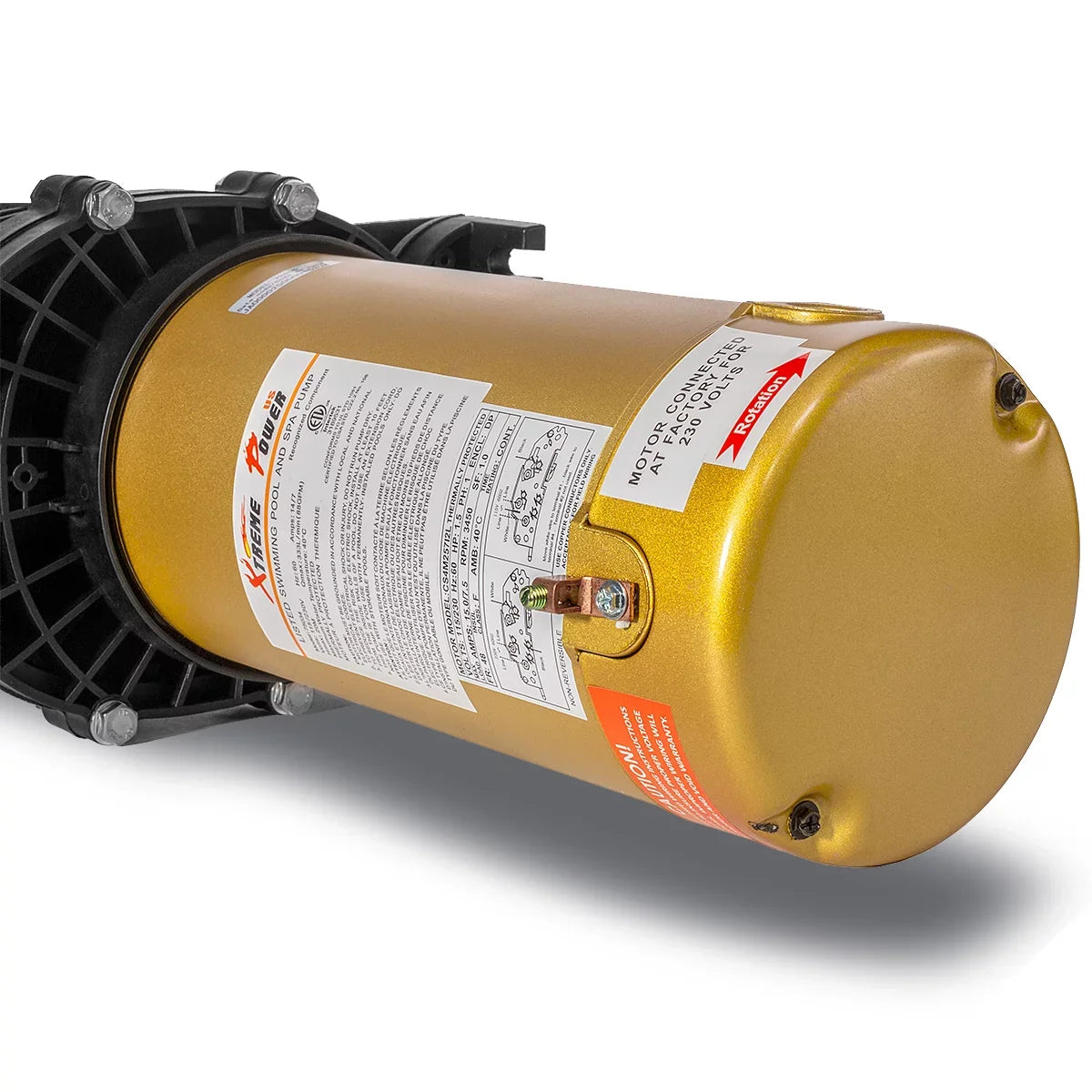 Pump InGround Swimming Strainer XtremepowerUS Pool 230v Flo 1.5HP with 5280GPH Basket High Pump