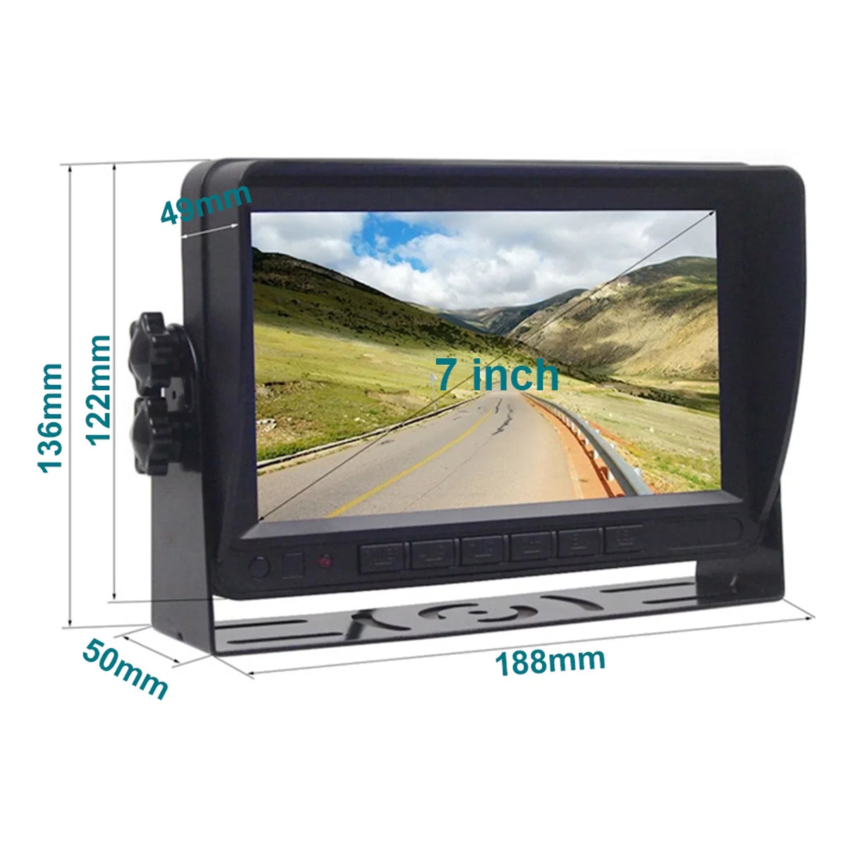 Kit Trailer for 1CH 7" Rear Backup Wireless AHD 1080P Camera Truck View Display