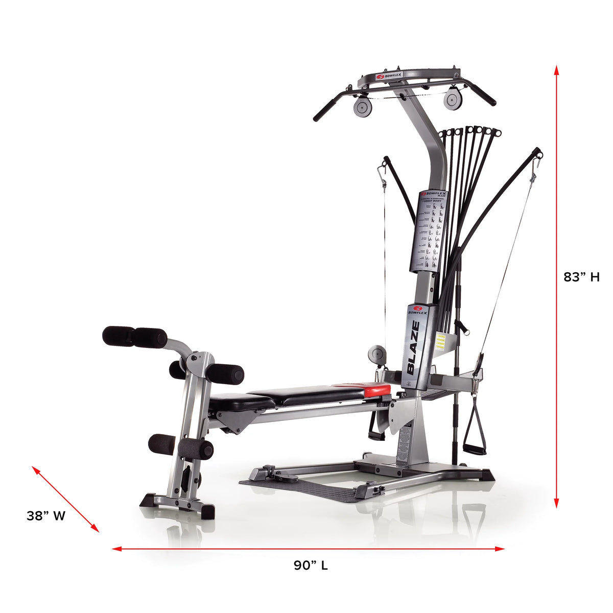 Workout Pound Resistance Gym Bowflex Body Machine Home Blaze for Full 210 with