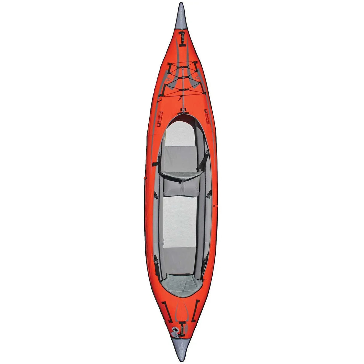 AdvancedFrame® Elite or with 15 Recreational Advanced - Solo Red Tandem Pump Kayak - ft Convertible Kayak Inflatable - Elements -