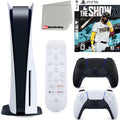 21, Kit Extra Remote, Bundle 5 ( and Media Midnight Microfiber Playstation PS5 Disc Starter The Accessory Show Cleaning with Black Disc) Version MLB Cloth Controller,