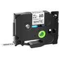 TZ-FX231 GREENCYCLE White on for TZ-231 ID TZe-FX231 Wire TZe TZ x 8m Compatible 20PK Brother P-touch Black Tape TZe-231 Flexible Label Cable 12mm