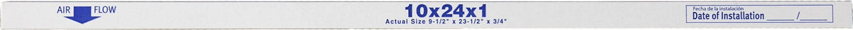 MERV 10x24x1 Pure Pack Air 14 Filters Nordic 6 Pleated